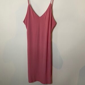 Olive Tree Rose Pink Mini Dress with Straps